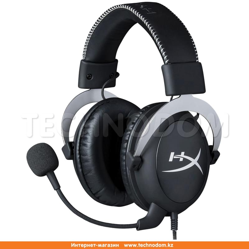 Гарнитура игровая накладная HyperX Cloud, Silver, HX-HSCL-SR/NA - фото #0, Technodom.kz