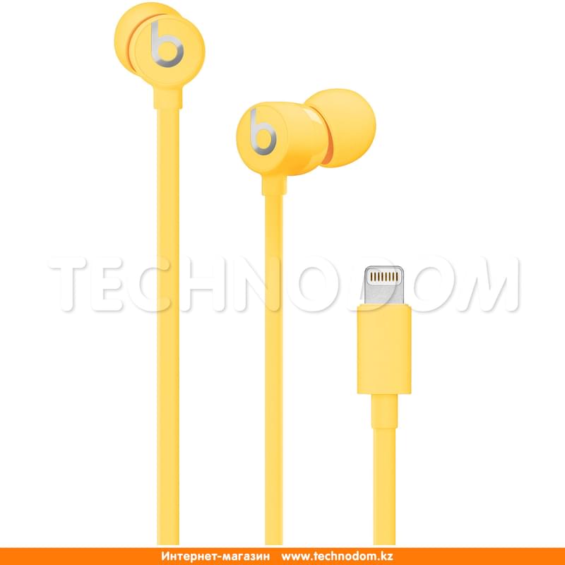 Наушники Вставные Beats urBeats with Lightning Yellow (MUHU2) - фото #0, Technodom.kz