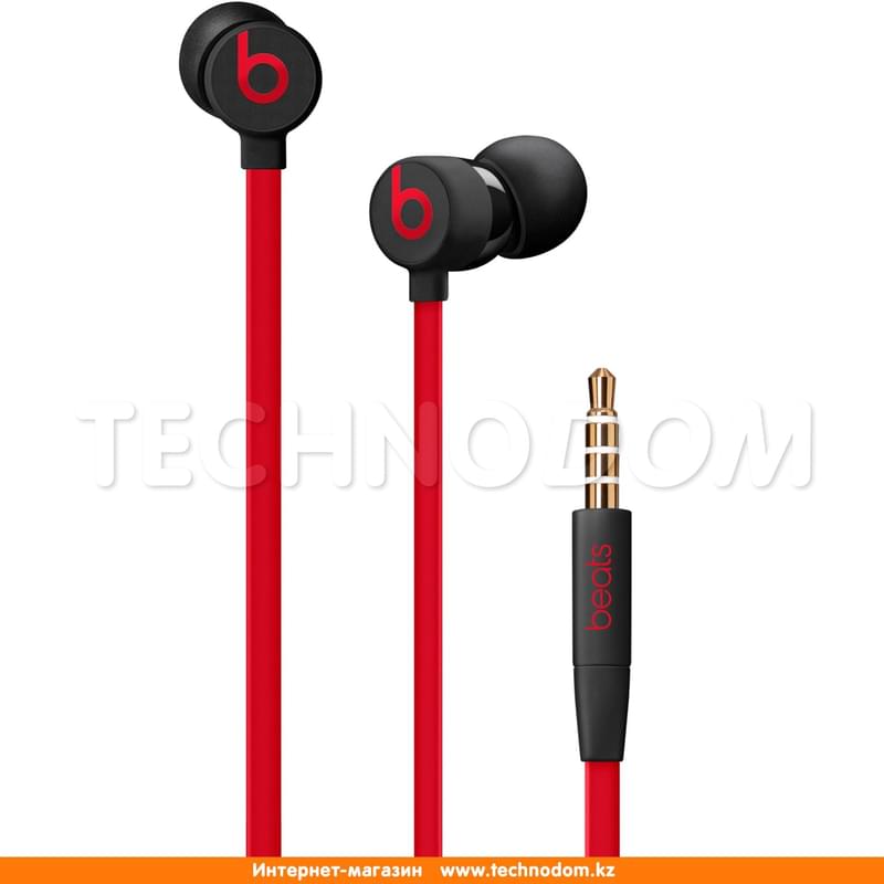 Наушники Вставные Beats urBeats with 3.5 Black/Red (MUFQ2) - фото #0, Technodom.kz