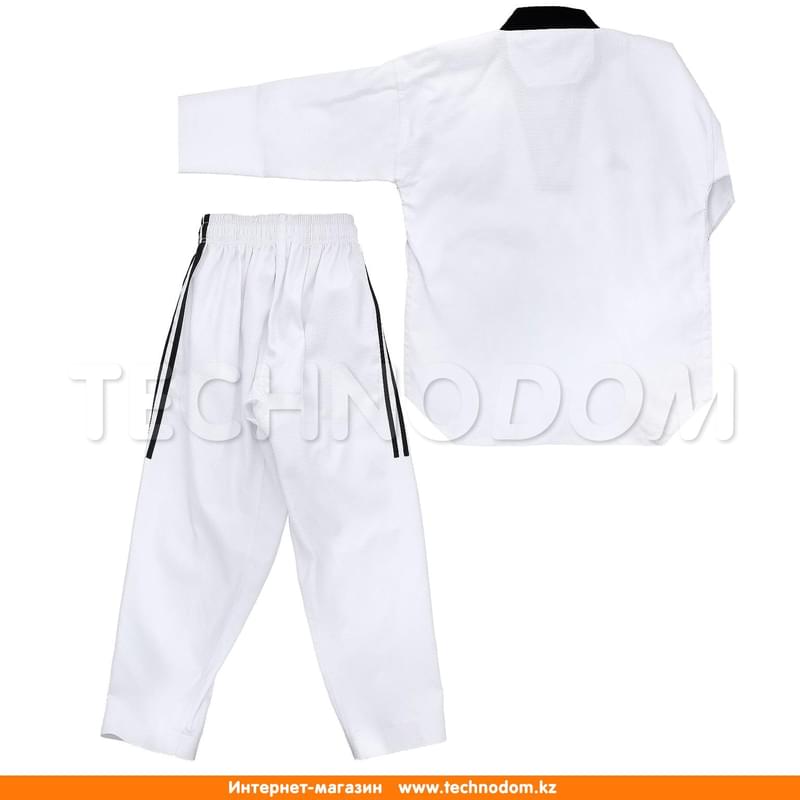 Добок для тхэквондо Adidas WTF Adi-GrandMaster 3 белый с черным воротником (adiTGM01, 840, 170) - фото #2, Technodom.kz