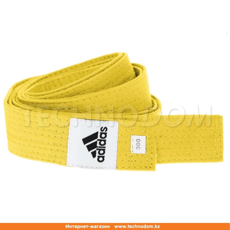 Пояс для единоборств Adidas Club (adiB220 300cm GD, Adidas, 200, 300, желтый) - фото #1, Technodom.kz