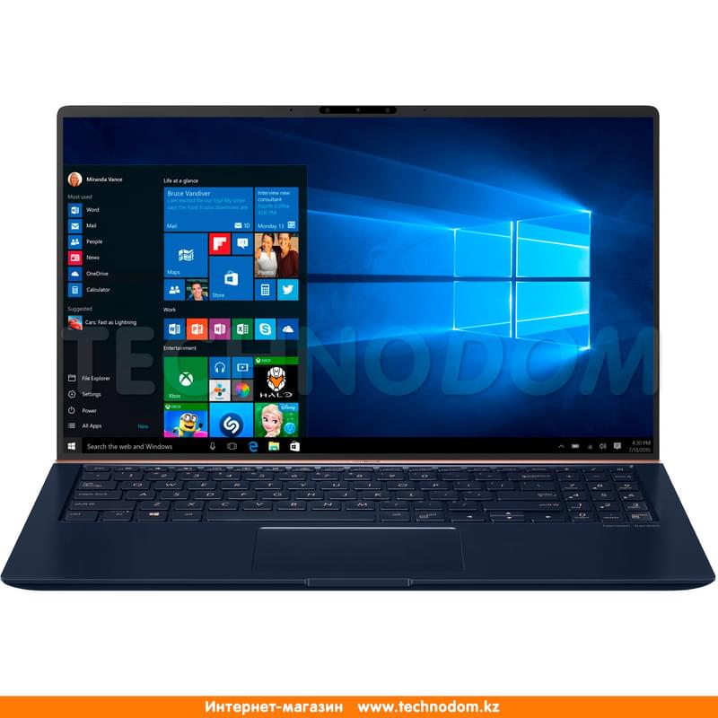 Ультрабук Asus Zenbook UX533FD i7 8565U / 8ГБ / 256SSD / GTX1050 2ГБ / 15.6 / Win10 / (UX533FD-A8135T) - фото #0, Technodom.kz