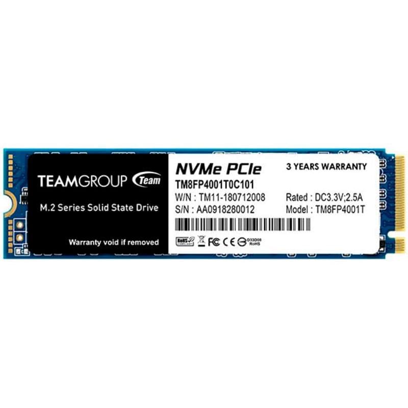Внутренний SSD M.2 2280 1Tb Team Group MP34 PCIe 3.0 x4 NVMe 3D (TM8FP4001T0C101) - фото #0, Technodom.kz