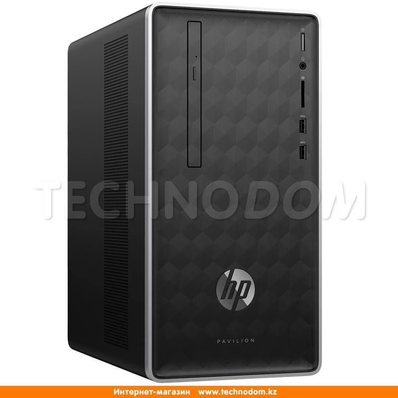 Игровой компьютер HP 590-P0091UR (CI3-8100 3,6Ghz/8GB/1TB/GTX1050ti 4GB/WF+BT/DVD-RW/WF+BT/D) (6PX14EA) - фото #0, Technodom.kz