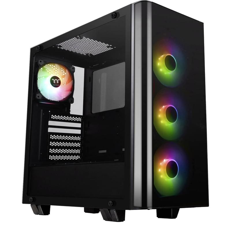 ПК корпус Thermaltake View 21 TG RGB Plus, window, Black mATX (CA-1I3-00M1WN-05) - фото #0, Technodom.kz