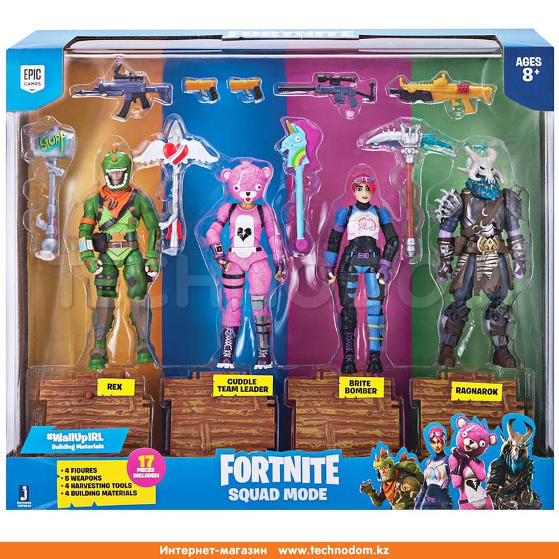 Набор фигурок Fortnite - 4 шт. с аксессуарами - фото #0, Technodom.kz