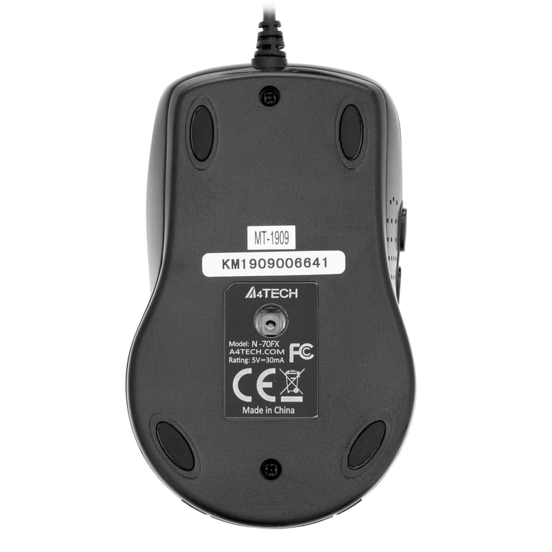Мышка проводная USB A4Tech N-70FX Black - фото #5, Technodom.kz
