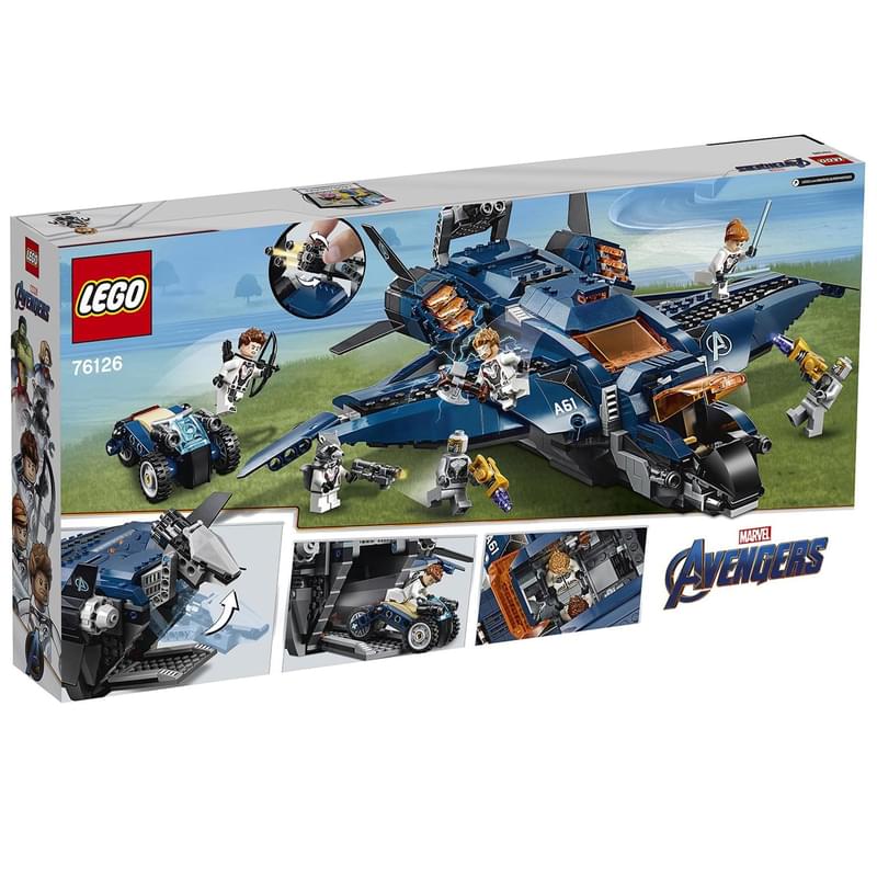 Конструктор Lego Super Heroes Модернизированный квинджет Мстителей 76126 - фото #1, Technodom.kz