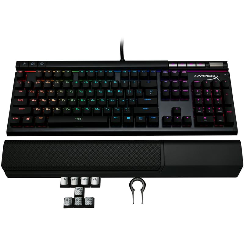 Клавиатура игровая проводная HyperX Alloy Elite RGB, MX Brown - фото #5, Technodom.kz