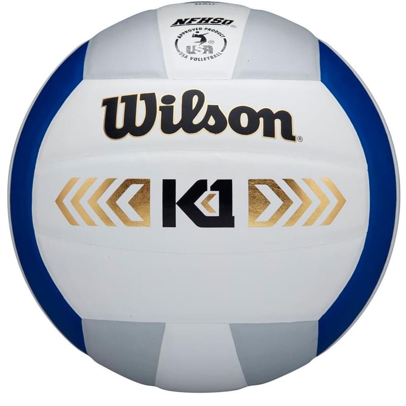 Мяч волейбольный Wilson K1 Gold (blue-white-silver) - фото #0, Technodom.kz