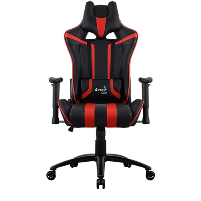 Игровое компьютерное кресло Aerocool AC120BR AIR, Black/Red (AC120 AIR-BR) - фото #0, Technodom.kz