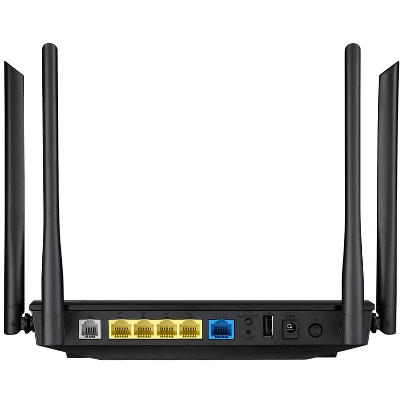 Беспроводной VDSL/ADSL Модем/Роутер, ASUS DSL-AC55U, 4 порта + Wi-Fi, 300/867 Mbps (DSL-AC55U) - фото #2, Technodom.kz