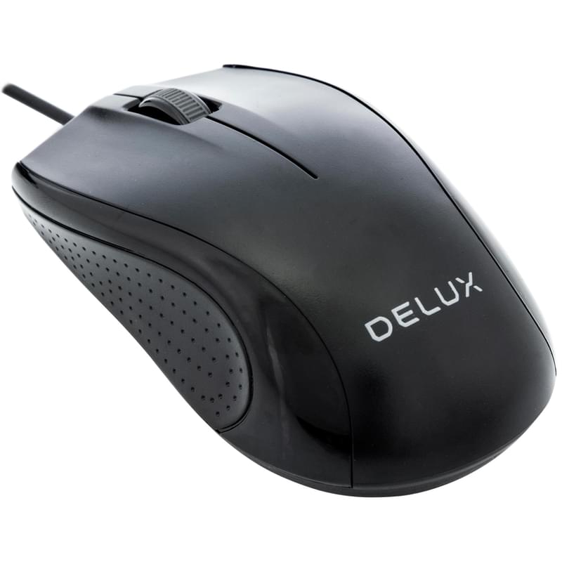 Мышка проводная USB Delux DLM-375OU Black - фото #1, Technodom.kz