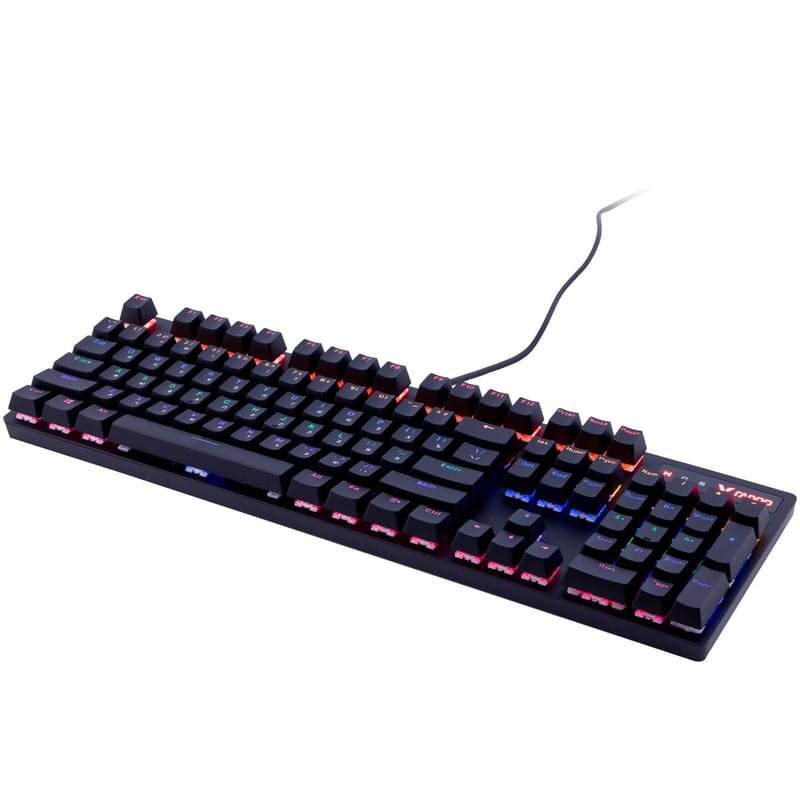 USB Rapoo V500PRO RGB Сымды ойын пернетақтасы, MX Blue - фото #1, Technodom.kz