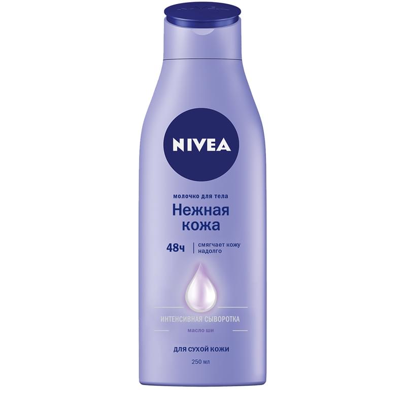 Молочко для тела нежное NIVEA 250мл - фото #0, Technodom.kz