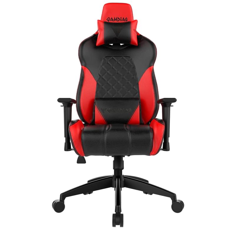 Игровое компьютерное кресло Gamdias ACHILLES E1 RGB, Black/Red (ACHILLES E1 L BR) - фото #0, Technodom.kz