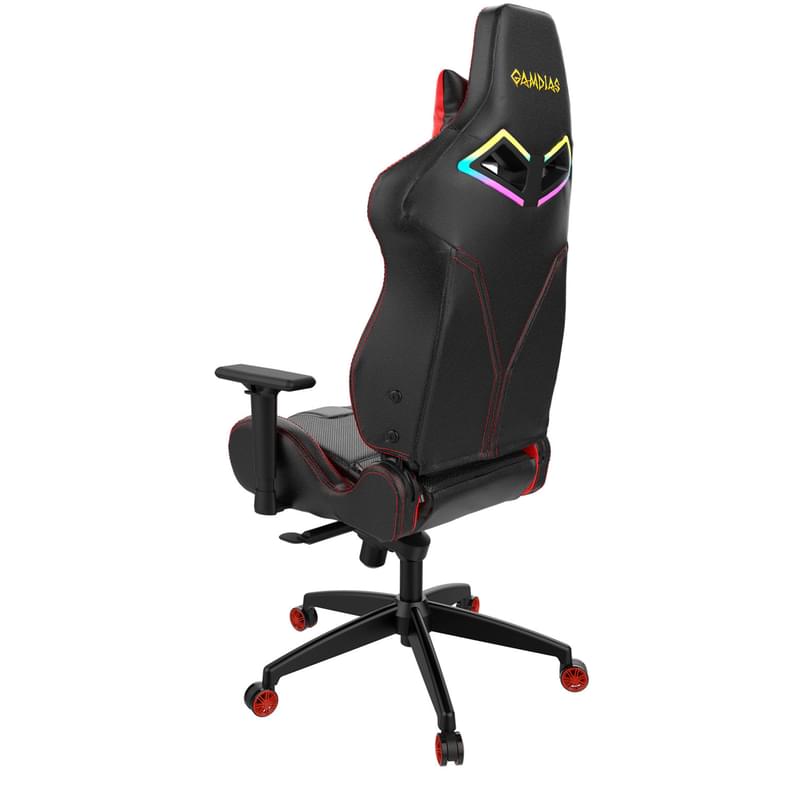 Игровое компьютерное кресло Gamdias ACHILLES M1A RGB, Black/Red (ACHILLES M1A L BR) - фото #3, Technodom.kz