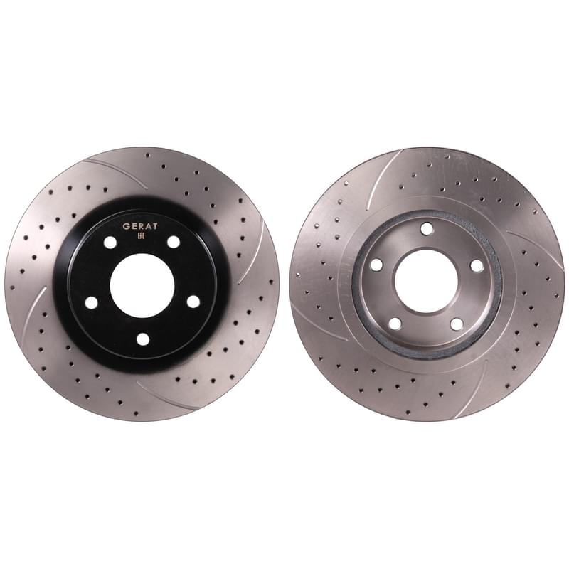 Тормозные диски GERAT DSK-F095 (Nissan X-Trail T31, 07-13, 2.0i/2.5i) - фото #0, Technodom.kz