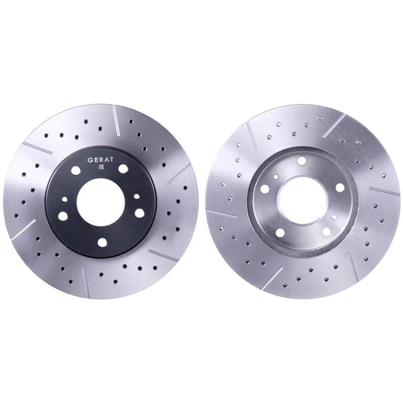 Тормозные диски GERAT DSK-F111 (Nissan X-Trail T30, 01-07, 2.2D) - фото #0, Technodom.kz