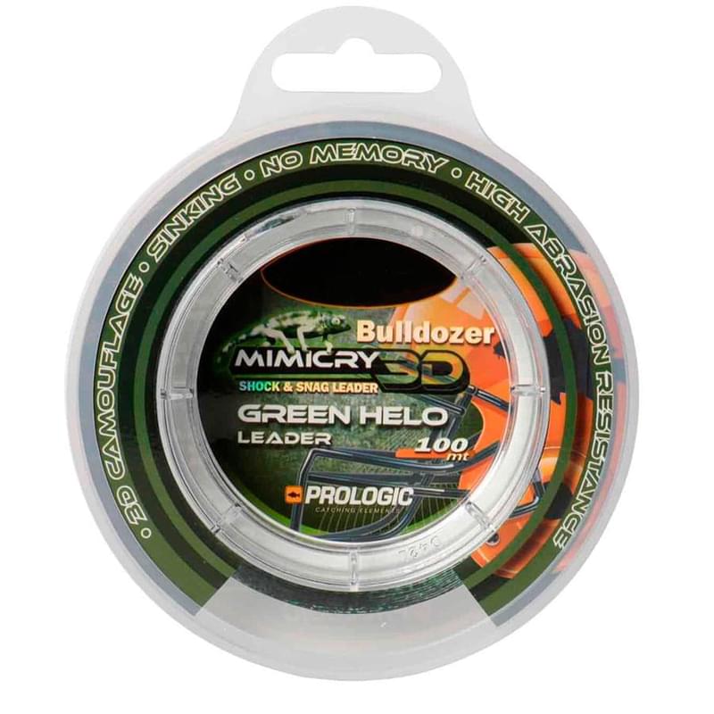 Леска Prologic Mimicry Green Helo Leader 100m 32lbs 15.6kg 0.50mm - фото #0, Technodom.kz