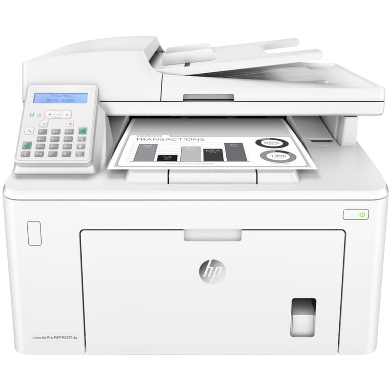 МФУ лазерное HP LaserJet Pro M227fdn A4-A-D-F-N (G3Q79A) - фото #0, Technodom.kz