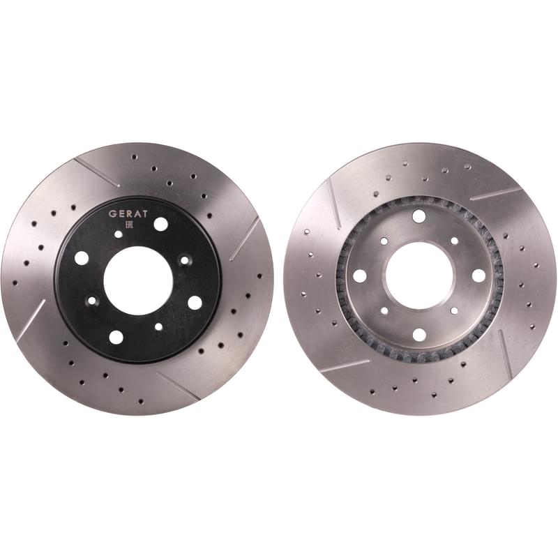 Тормозные диски GERAT DSK-F075 (Honda CR-V RD1, 95-01, 2.0i) - фото #0, Technodom.kz