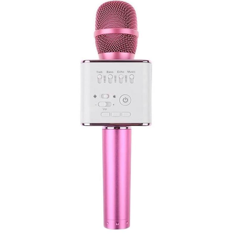 Микрофон беспроводной Sound Wave Bluetooth Q9, Pink - фото #0, Technodom.kz