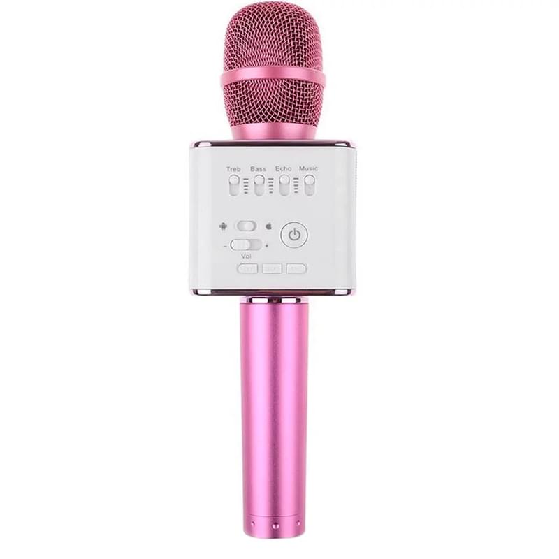 Микрофон беспроводной Sound Wave Bluetooth Q9, Pink - фото #0, Technodom.kz