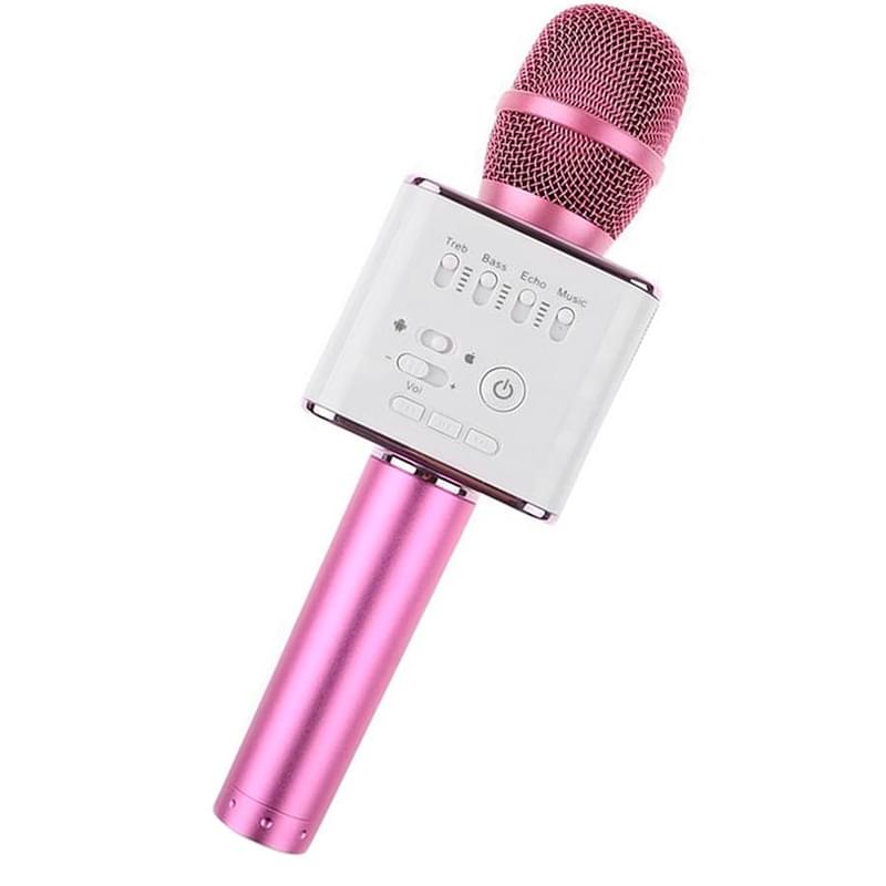 Микрофон беспроводной Sound Wave Bluetooth Q9, Pink - фото #2, Technodom.kz