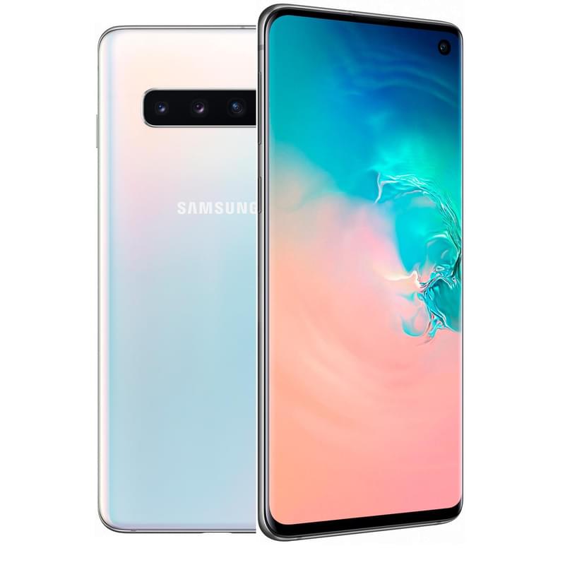 Смартфон Samsung Galaxy S10 8/128GB White - фото #0, Technodom.kz