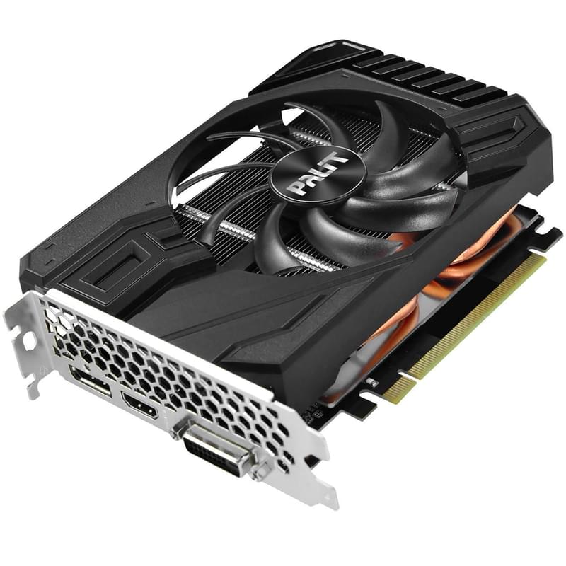 Видеокарта Palit GTX 1660 STORMX 6GB OC 192bit/G5 (HDMI+DP+DVI-D) (NE51660S18J9-165F) - фото #1, Technodom.kz