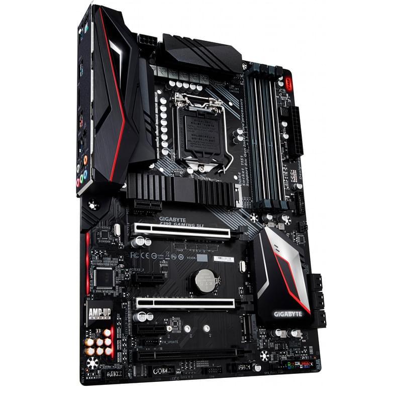 Материнская плата Gigabyte Z390 GAMING SLI LGA1151 4DDR4 PCI-E 3x16 3x1 (HDMI) ATX - фото #1, Technodom.kz
