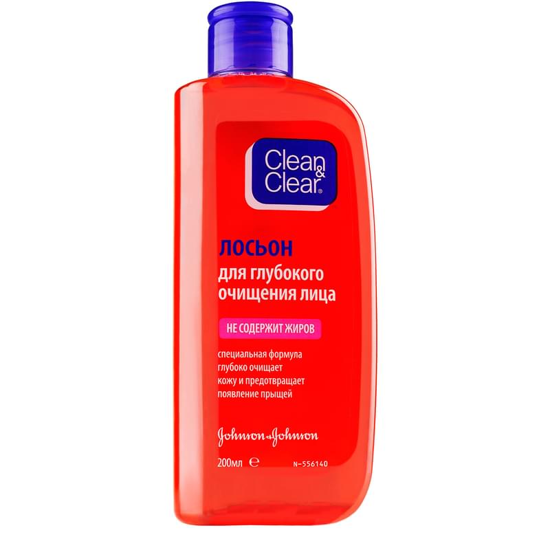 Лосьон для глубокого очищения лица Clean&Clear 200мл - фото #0, Technodom.kz