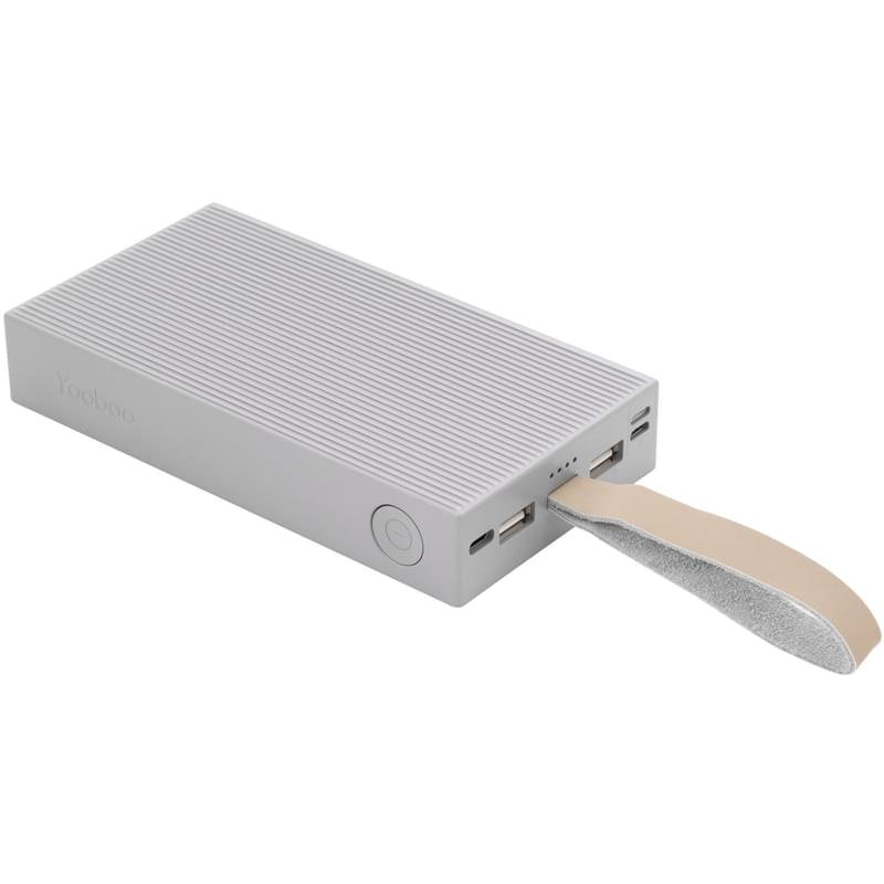 Внешний аккумулятор Yoobao, 20000Mah, P20E, Power Explorer, Grey (YB-P20E/GR) - фото #3, Technodom.kz