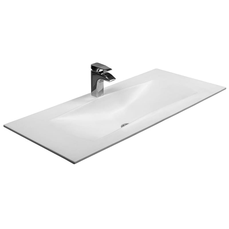 Умывальник Акватон Блент 100, белая - фото #0, Technodom.kz