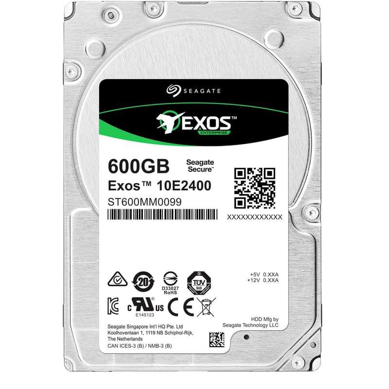 Внутренний HDD 2.5" 600GB +6Gb eMLC Seagate EXOS Enterprise Perfomance 10K SATA-III (ST600MM0099) - фото #0, Technodom.kz