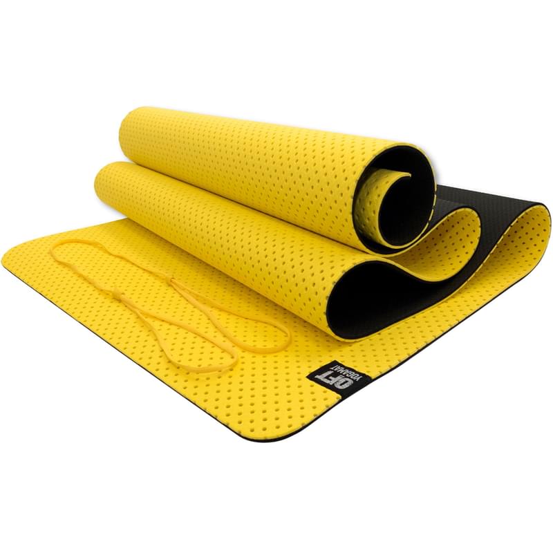 Мат для йоги 6 мм двухслойный перфорированный желтый (FT-YGM6-3DT-YELLOW) - фото #0, Technodom.kz Мат для йоги 6 мм двухслойный перфорированный желтый (FT-YGM6-3DT-YELLOW) - фото #0, Technodom.kz