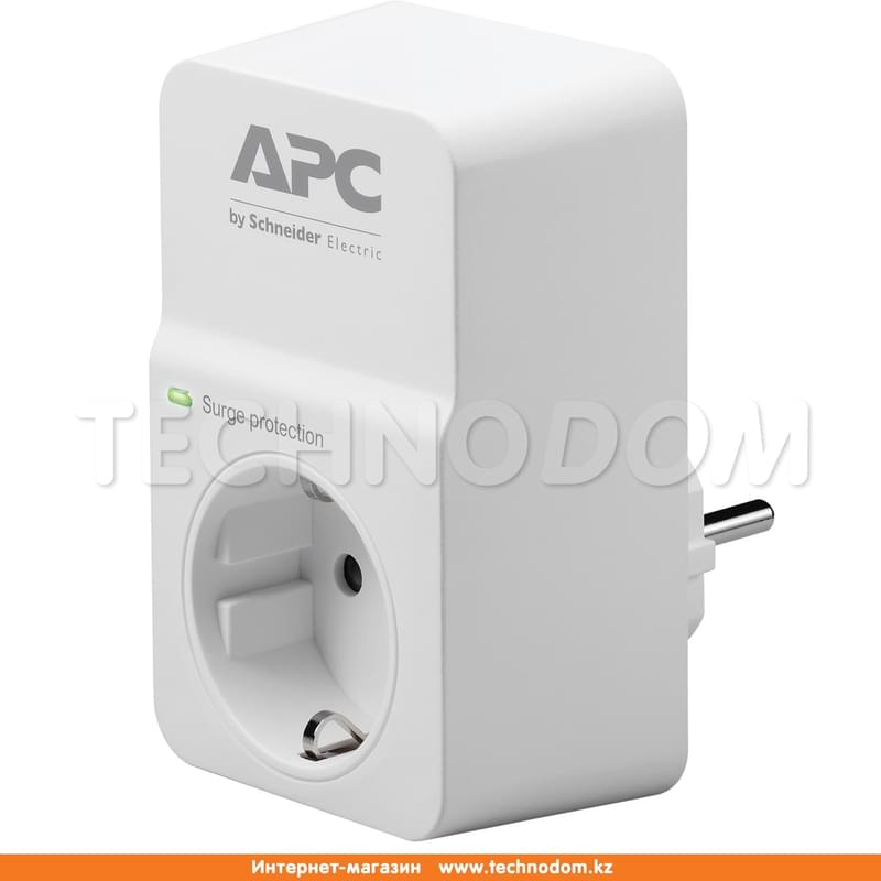 Сетевой фильтр APC, 1 роз CEE7 Schuko, White (PM1W-RS) - фото #0, Technodom.kz