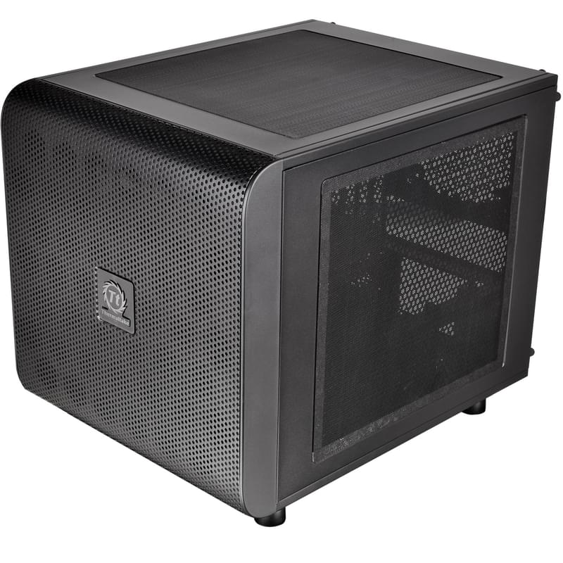 ПК корпус Thermaltake Core V21 MiniTower, window, Black mATX (CA-1D5-00S1WN-00) - фото #2, Technodom.kz