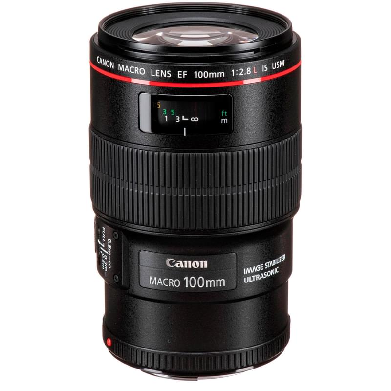 Объектив Canon EF 100 mm f/2.8 L IS Macro USM - фото #0, Technodom.kz
