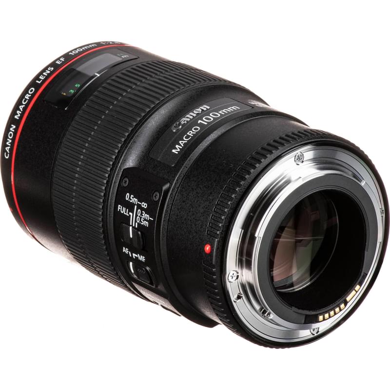 Объектив Canon EF 100 mm f/2.8 L IS Macro USM - фото #5, Technodom.kz