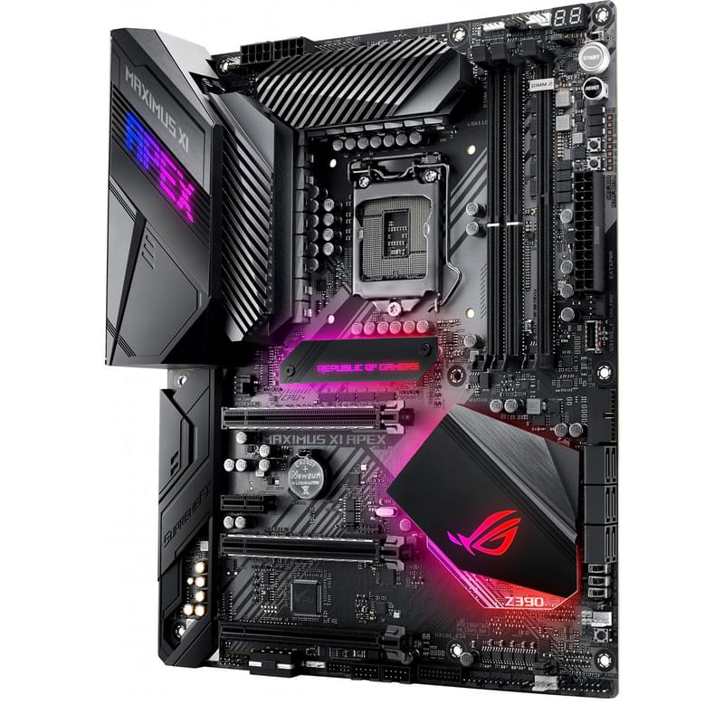 Материнская плата Asus ROG MAXIMUS XI APEX LGA1151 Z390 2DDR4 PCI-E 3x16 1x1 ATX - фото #1, Technodom.kz