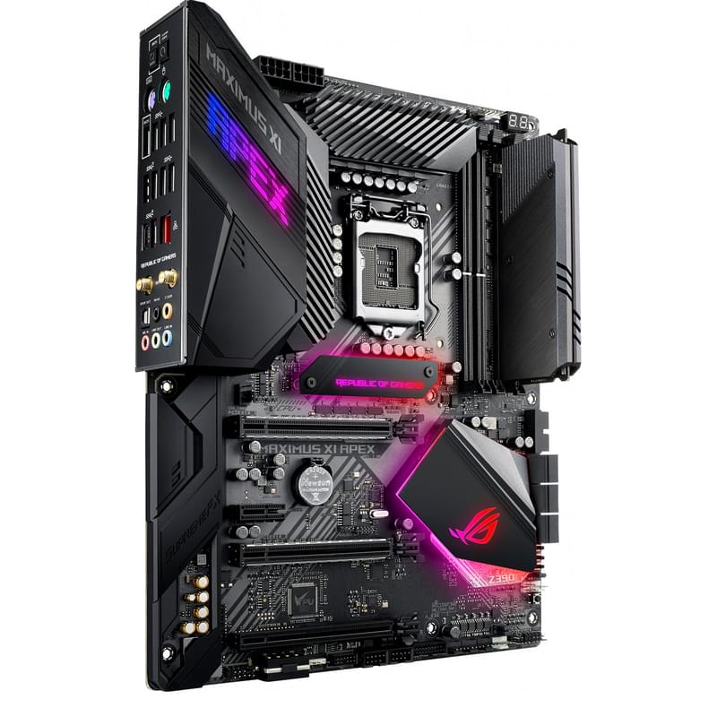 Материнская плата Asus ROG MAXIMUS XI APEX LGA1151 Z390 2DDR4 PCI-E 3x16 1x1 ATX - фото #2, Technodom.kz
