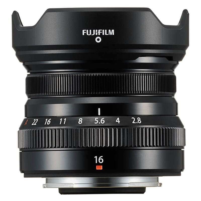 Объектив FUJIFILM FUJINON XF 16 mm f/2.8 R WR Black - фото #2, Technodom.kz