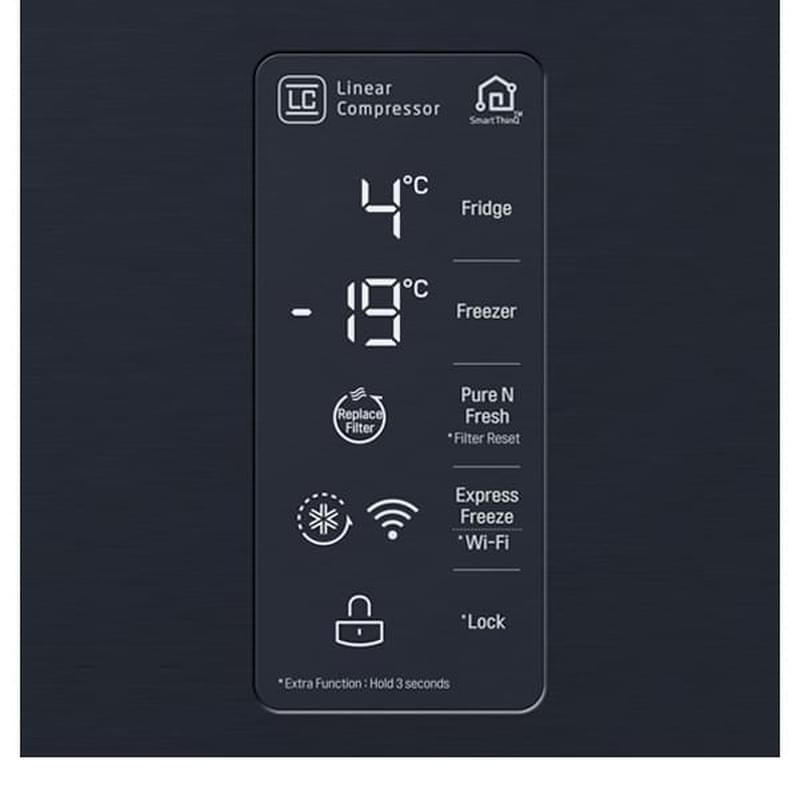 InstaView Door-in-Door холодильник LG GC-Q22FTBKL - фото #3, Technodom.kz