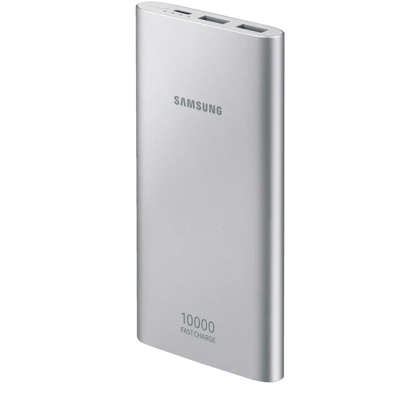 Внешний аккумулятор Samsung, 10000Mah, Silver (EB-P1100CSRGRU) - фото #1, Technodom.kz