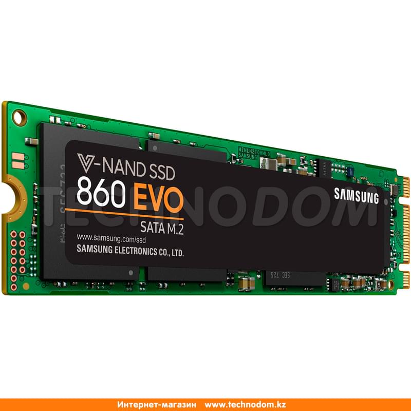 Внутренний SSD M.2 2280 500GB Samsung 860 EVO SATA-III 3D TLC (MZ-N6E500BW) - фото #2, Technodom.kz