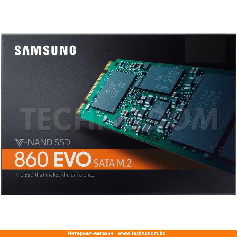 Внутренний SSD M.2 2280 500GB Samsung 860 EVO SATA-III 3D TLC (MZ-N6E500BW) - фото #7, Technodom.kz