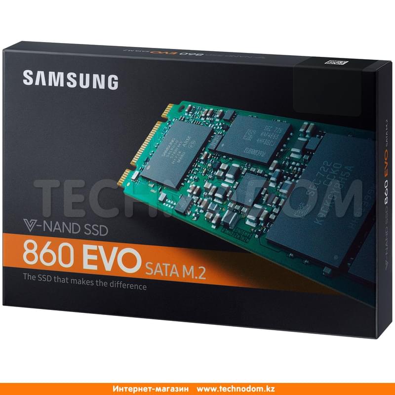 Внутренний SSD M.2 2280 500GB Samsung 860 EVO SATA-III 3D TLC (MZ-N6E500BW) - фото #9, Technodom.kz