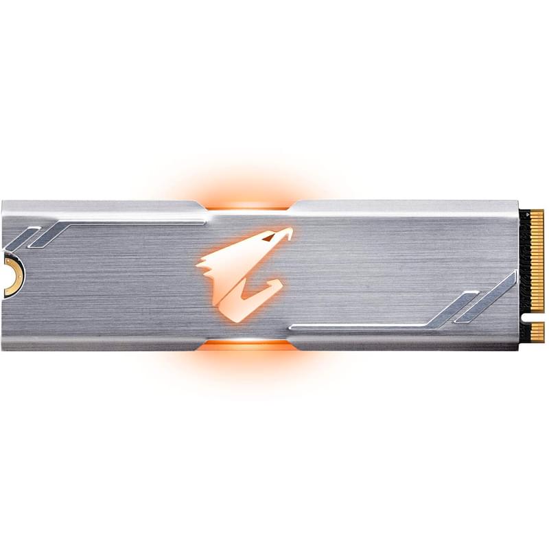 Внутренний SSD M.2 512GB Gigabyte AORUS RGB PCIe 3.0 x4 NVMe 3D TLC (GP-ASM2NE2512GTTDR) - фото #0, Technodom.kz